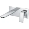 Scudo Muro Wall Mounted Bath Mixer Tap - Modern Design, Chrome Finish -Bathroom Sales Shop TAP249 CO