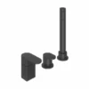 ABACUS Ki 3 Hole Matt Black Deck Mounted Bath Mixer Tap - Modern Bathroom Faucet 2 ABACUS Ki 3 Hole Matt Black Deck Mounted Bath Mixer Tap - Modern Bathroom Faucet -Bathroom Sales Shop TBTS 055 3203 IMAGE