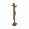 Abacus Plan Freestanding Bath Shower Mixer Tap - Brushed Bronze | Modern Coloured Taps -Bathroom Sales Shop TBTS 268 3602