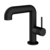 ABACUS Iso Pro Side Lever Mono Basin Mixer - Matt Black | Modern Bathroom Tap -Bathroom Sales Shop TBTS 445 1404