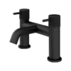 ABACUS Iso Pro Deck Mounted Bath Filler - Matt Black | Modern Bath Taps -Bathroom Sales Shop TBTS 445 3202