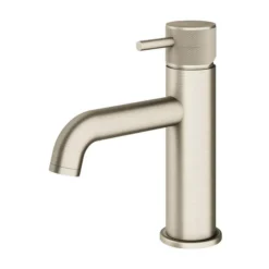 ABACUS Iso Pro Mono Basin Mixer - Brushed Nickel | Modern Bathroom Tap