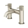 ABACUS Iso Pro Deck Mounted Bath Filler - Brushed Nickel | Premium Bath Taps -Bathroom Sales Shop TBTS 447 3202