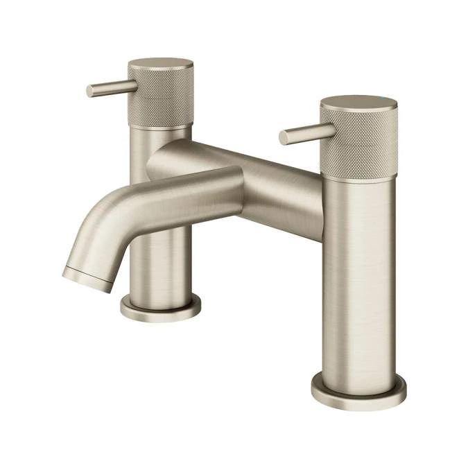 ABACUS Iso Pro Deck Mounted Bath Filler - Brushed Nickel | Premium Bath Taps 3 ABACUS Iso Pro Deck Mounted Bath Filler - Brushed Nickel | Premium Bath Taps