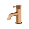 ABACUS Iso Pro Mini Mono Basin Mixer - Brushed Bronze | Modern Bathroom Tap -Bathroom Sales Shop TBTS 448 1204