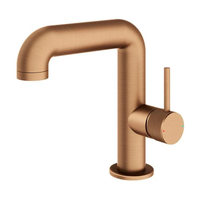 Abacus Iso Pro Side Lever Mono Basin Mixer - Brushed Bronze | Modern Bathroom Tap 3 Abacus Iso Pro Side Lever Mono Basin Mixer - Brushed Bronze | Modern Bathroom Tap