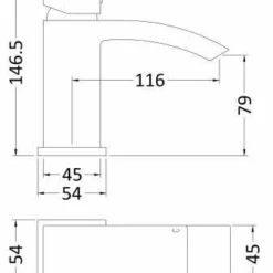 Nuie Vibe Midi Mono Basin Mixer Tap - TSI305 | Modern Bathroom Tap | Chrome Finish 5 Nuie Vibe Midi Mono Basin Mixer Tap - TSI305 | Modern Bathroom Tap | Chrome Finish -Bathroom Sales Shop TSI305 tech