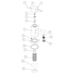 Termond Bath Taps | High-Quality Bathroom Taps with Modern Design -Bathroom Sales Shop Termond bath taps parts 1