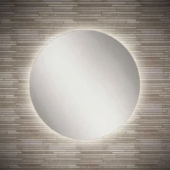 HIB Theme 80 LED Ambient Mirror 800mm - Modern Bathroom Mirror with Soft Lighting -Bathroom Sales Shop Theme Warm 1