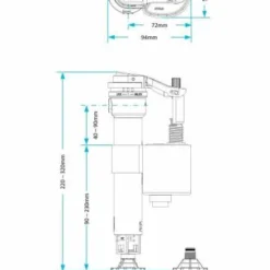 Skylo Dual Entry 4 In 1 Toilet Cistern Fill Valve (Brass Thread) - UNI/B - Viva Sanitary | High-Quality Plumbing Fittings 7 Skylo Dual Entry 4 In 1 Toilet Cistern Fill Valve (Brass Thread) - UNI/B - Viva Sanitary | High-Quality Plumbing Fittings -Bathroom Sales Shop UNI B TECH