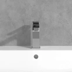 Villeroy & Boch Architectura Square Single Lever Basin Mixer Chrome With Pop Up Waste - Premium Bathroom Tap -Bathroom Sales Shop VB ARCHITECTURA SQUARE SINGLE LEVER BASIN MIXER 4