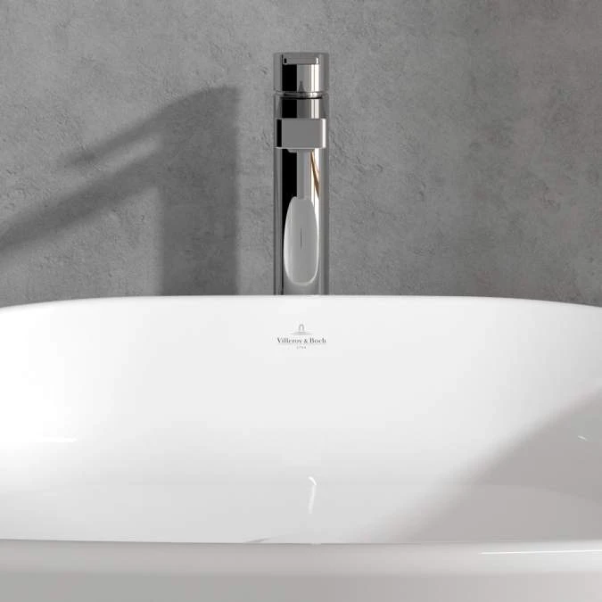 Villeroy & Boch Architectura Tall Single Lever Basin Mixer Chrome - Modern Bathroom Tap 6 Villeroy & Boch Architectura Tall Single Lever Basin Mixer Chrome - Modern Bathroom Tap - Image 4