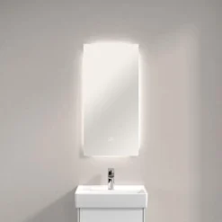 Villeroy & Boch More To See Lite Rectangle LED Bathroom Mirror 370 X 750mm - Modern Bathroom Accessory -Bathroom Sales Shop VB MORE TO SEE 370x750 RECTANGLE 3