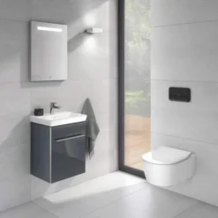 Villeroy & Boch More To See One LED Bathroom Mirror 450 X 600mm - Modern Illuminated Bathroom Accessory -Bathroom Sales Shop VB MORE TO SEE 450X600 LIGHT UP 3