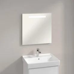 Villeroy & Boch More To See One LED Bathroom Mirror 600 x 600mm - Modern Illuminated Bathroom Accessory -Bathroom Sales Shop VB MORE TO SEE 600X600 LIGHT UP 2