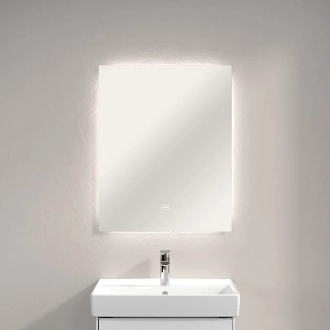 Villeroy & Boch More To See Lite Rectangle LED Bathroom Mirror 600 X 750mm - Modern Bathroom Lighting 5 Villeroy & Boch More To See Lite Rectangle LED Bathroom Mirror 600 X 750mm - Modern Bathroom Lighting - Image 3