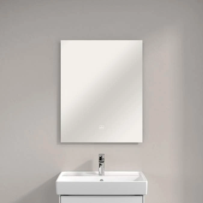 Villeroy & Boch More To See Lite Rectangle LED Bathroom Mirror 600 X 750mm - Modern Bathroom Lighting 6 Villeroy & Boch More To See Lite Rectangle LED Bathroom Mirror 600 X 750mm - Modern Bathroom Lighting - Image 4