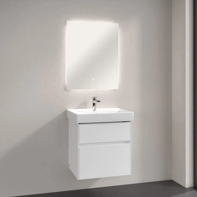 Villeroy & Boch More To See Lite Rectangle LED Bathroom Mirror 600 X 750mm - Modern Bathroom Lighting 7 Villeroy & Boch More To See Lite Rectangle LED Bathroom Mirror 600 X 750mm - Modern Bathroom Lighting - Image 5