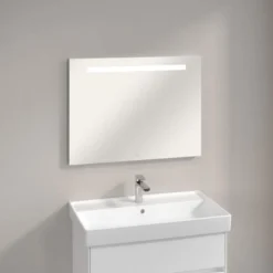 Villeroy & Boch More To See One LED Bathroom Mirror 800 X 600mm - Modern Illuminated Bathroom Mirror -Bathroom Sales Shop VB MORE TO SEE 800X600 LIGHT UP 2