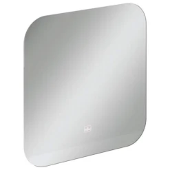 Villeroy & Boch More To See Lite Curved LED Bathroom Mirror 600 X 600mm | Modern Illuminated Bathroom Accessory