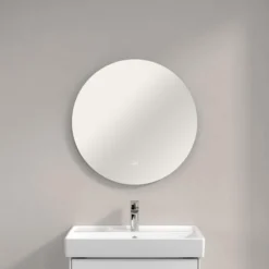 Villeroy & Boch More To See Lite Round LED Bathroom Mirror 650mm - Modern LED Bathroom Mirror with Sleek Design -Bathroom Sales Shop VB MORE TO SEE LITE 650 ROUND 4