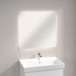 Villeroy & Boch More To See Lite Rectangle LED Bathroom Mirror 800 X 750mm – Elegant & Functional Bathroom Lighting -Bathroom Sales Shop VB MORE TO SEE LITE 800x750 RECTANGLE 2