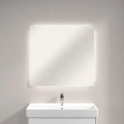 Villeroy & Boch More To See Lite Rectangle LED Bathroom Mirror 800 X 750mm – Elegant & Functional Bathroom Lighting -Bathroom Sales Shop VB MORE TO SEE LITE 800x750 RECTANGLE 3