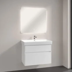 Villeroy & Boch More To See Lite Rectangle LED Bathroom Mirror 800 X 750mm – Elegant & Functional Bathroom Lighting -Bathroom Sales Shop VB MORE TO SEE LITE 800x750 RECTANGLE 5