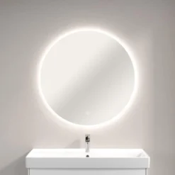Villeroy & Boch More To See Lite Round LED Bathroom Mirror 850mm - Stylish & Functional Bathroom Accessory -Bathroom Sales Shop VB MORE TO SEE LITE 850 ROUND 3
