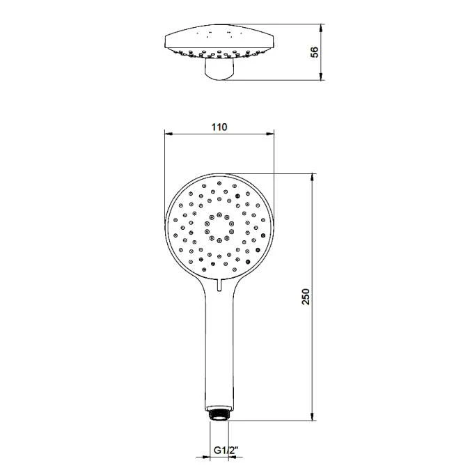 Villeroy & Boch Complete Concealed Shower Set Round Chrome | Premium Shower Valve System 13 Villeroy & Boch Complete Concealed Shower Set Round Chrome | Premium Shower Valve System - Image 11