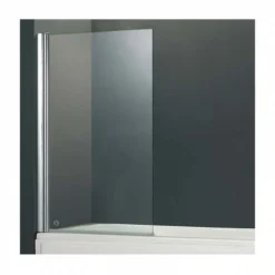 Vessini E Series Single Panel Bath Shower Screen 800 x 1410 x 6mm - Modern & Durable -Bathroom Sales Shop VEGE 70 1105 rubberduck