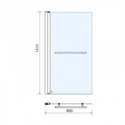 Vessini E Series One-Part Bath Shower Screen 800 x 1410mm with Towel Bar | Single Panel Shower Enclosure 7 Vessini E Series One-Part Bath Shower Screen 800 x 1410mm with Towel Bar | Single Panel Shower Enclosure -Bathroom Sales Shop VEGE 70 1110 TECH rubberduck