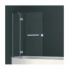 ABACUS Hinged Two Part Bath Shower Screen 1450mm - Premium Quality Shower Enclosure -Bathroom Sales Shop VEGM 70 1120 IMAGE rd