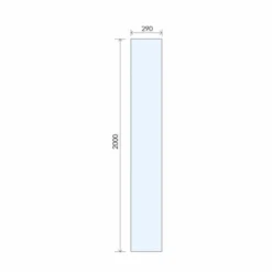 ABACUS 10mm Glass Panel for Wetrooms - 290mm | Premium Wetroom Glass 7 ABACUS 10mm Glass Panel for Wetrooms - 290mm | Premium Wetroom Glass -Bathroom Sales Shop VEGX 00 1005 TECH rd
