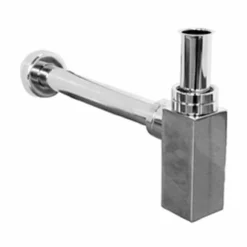 ABACUS Square Designer Basin Bottle Trap - Chrome | Stylish & Durable Plumbing Solution