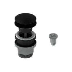 Abacus Professional Universal Click Clack Basin Waste - Matt Black | Durable & Stylish Plumbing Solution