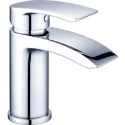 Venetian Basin Mixer - Modern Chrome Bathroom Tap with Ceramic Disc