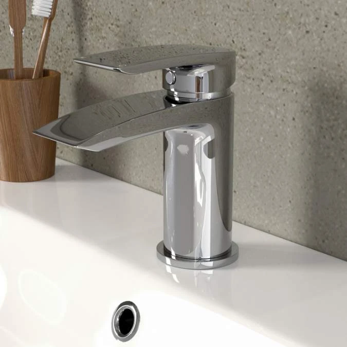 Venetian Basin Mixer - Modern Chrome Bathroom Tap with Ceramic Disc 4 Venetian Basin Mixer - Modern Chrome Bathroom Tap with Ceramic Disc - Image 2