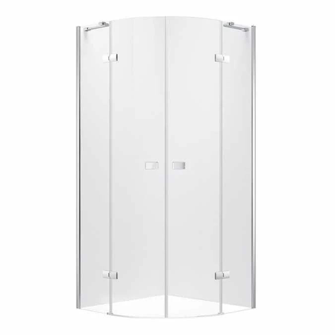 Vodas 8 Stella 800 Frameless Hinge Door Quadrant Shower Enclosure - Silver | Premium Quality 4 Vodas 8 Stella 800 Frameless Hinge Door Quadrant Shower Enclosure - Silver | Premium Quality - Image 2