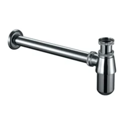 Burlington Traditional Basin Round Bottom Bottle Trap - Chrome | High-Quality Basin Waste Solution