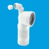 McAlpine 90 Degree Flexible WC Connector with Universal Vent Boss - WC-CON8FV - Essential Plumbing Fitting -Bathroom Sales Shop WC CON8FV 1
