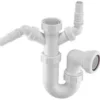 McAlpine WM11 Sink Trap with Twin Domestic Appliance Nozzles - High-Quality Plumbing Solution -Bathroom Sales Shop WM11