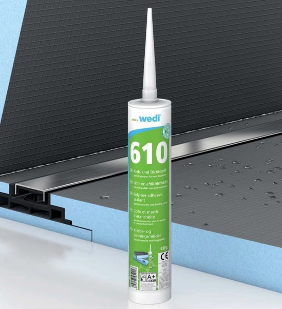 Wedi 610 Adhesive and Sealant - 310ml | Wet Room Fixings & Sealers 3 Wedi 610 Adhesive and Sealant - 310ml | Wet Room Fixings & Sealers