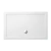 Zamori Rectangle Shower Tray 1200 x 760mm with Corner Waste - Z1174 -Bathroom Sales Shop Zamori 1200x760 central waste Z1174