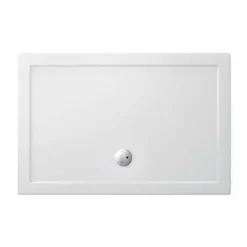 Zamori Rectangle Shower Tray 1200 X 800mm - Centre Waste - Z1175 | Premium Shower Trays