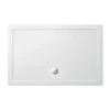 Zamori Rectangle Shower Tray 1400 x 900mm with Centre Waste - Z1178 | Premium Quality | Easy Installation -Bathroom Sales Shop Zamori tray 1400x900 offset waste Z1178