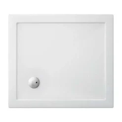 Zamori Rectangle Shower Tray 900 x 800mm with Corner Waste - Z1164 | Premium Shower Trays