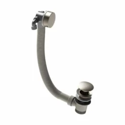 ABACUS Brushed Nickel Overflow Bath Filler Tap - Elegant & Durable Bathroom Fixture