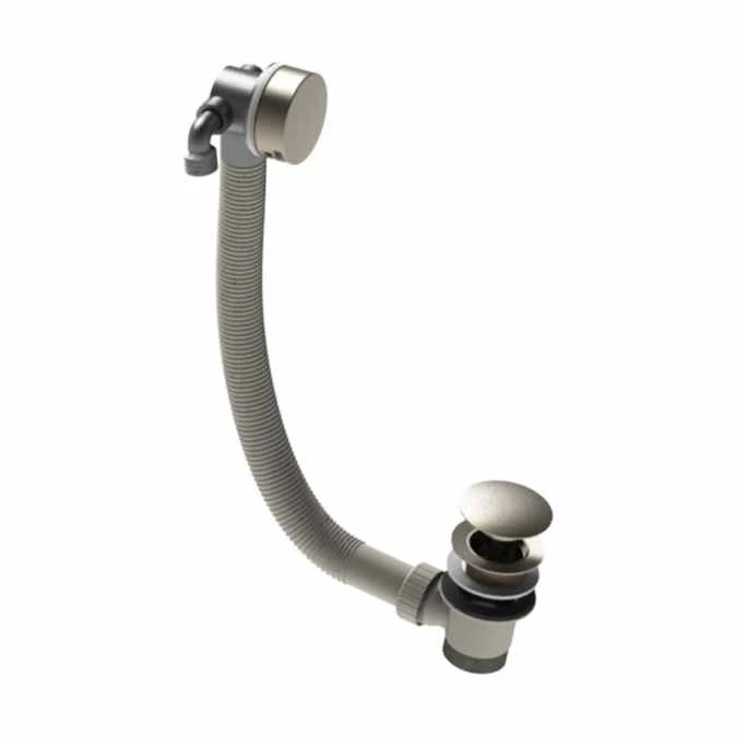 ABACUS Brushed Nickel Overflow Bath Filler Tap - Elegant & Durable Bathroom Fixture 3 ABACUS Brushed Nickel Overflow Bath Filler Tap - Elegant & Durable Bathroom Fixture