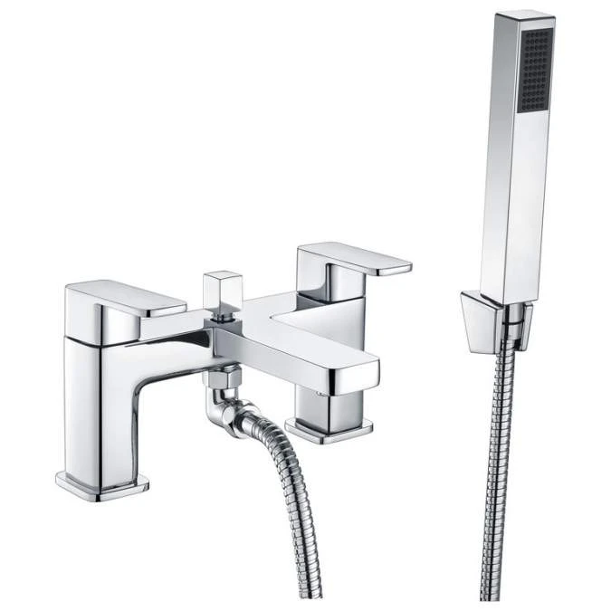 Alabio Bath/Shower Mixer with Bracket - Chrome Finish, Easy Installation, Water-Efficient 3 Alabio Bath/Shower Mixer with Bracket - Chrome Finish, Easy Installation, Water-Efficient